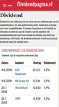 Mobile Screenshot of dividendpagina.nl